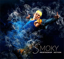 极品PS动作－烟消云灭(含高清视频教程)：Smoky Action